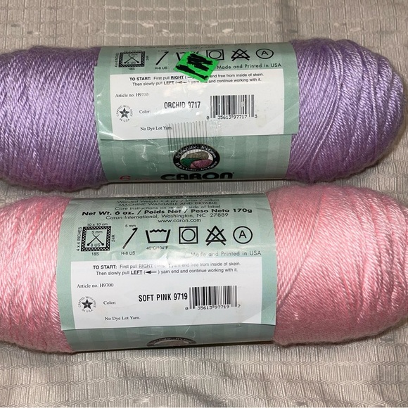 Caron Simply Soft Yarn Bundle - Orchid and Soft Pink - Picture 3 of 5